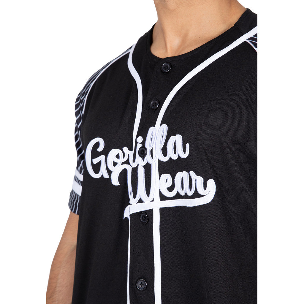 Gorilla Wear 82 Baseball Jersey T-Shirt & Tops Black