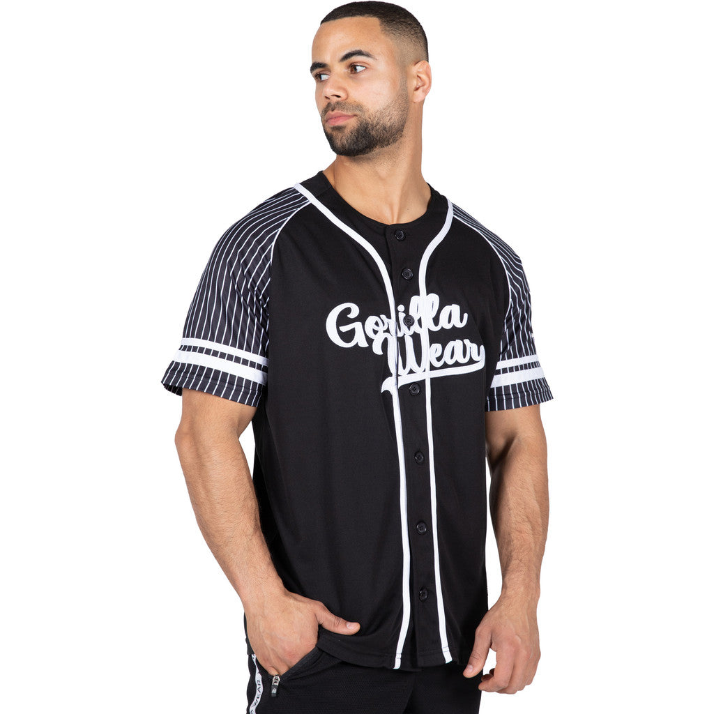 Gorilla Wear 82 Baseball Jersey T-Shirt & Tops Black