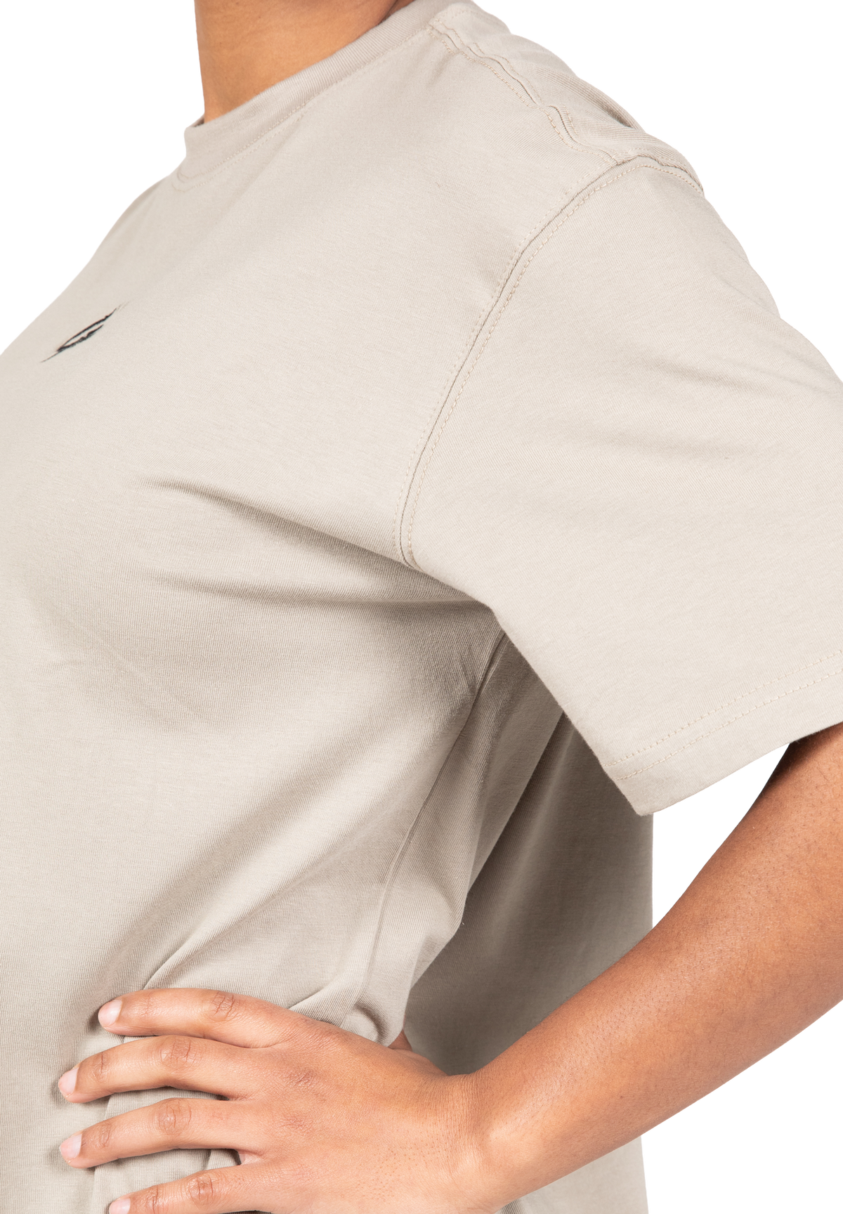 Gorilla Wear Bixby Oversized T-Shirt T-Shirt & Tops Beige