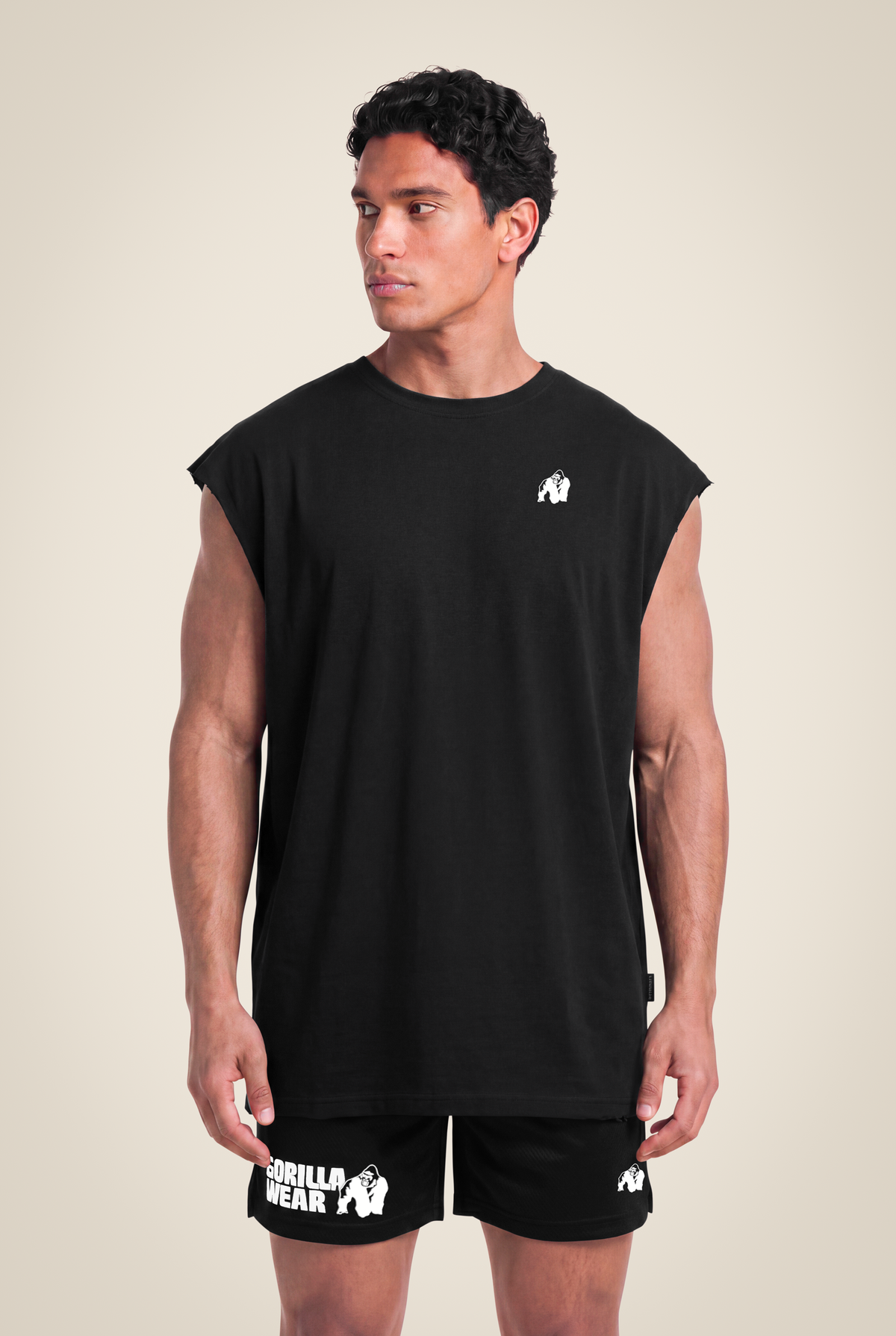 Gorilla Wear Bouse Cut Off Tank Top Tank Top Black