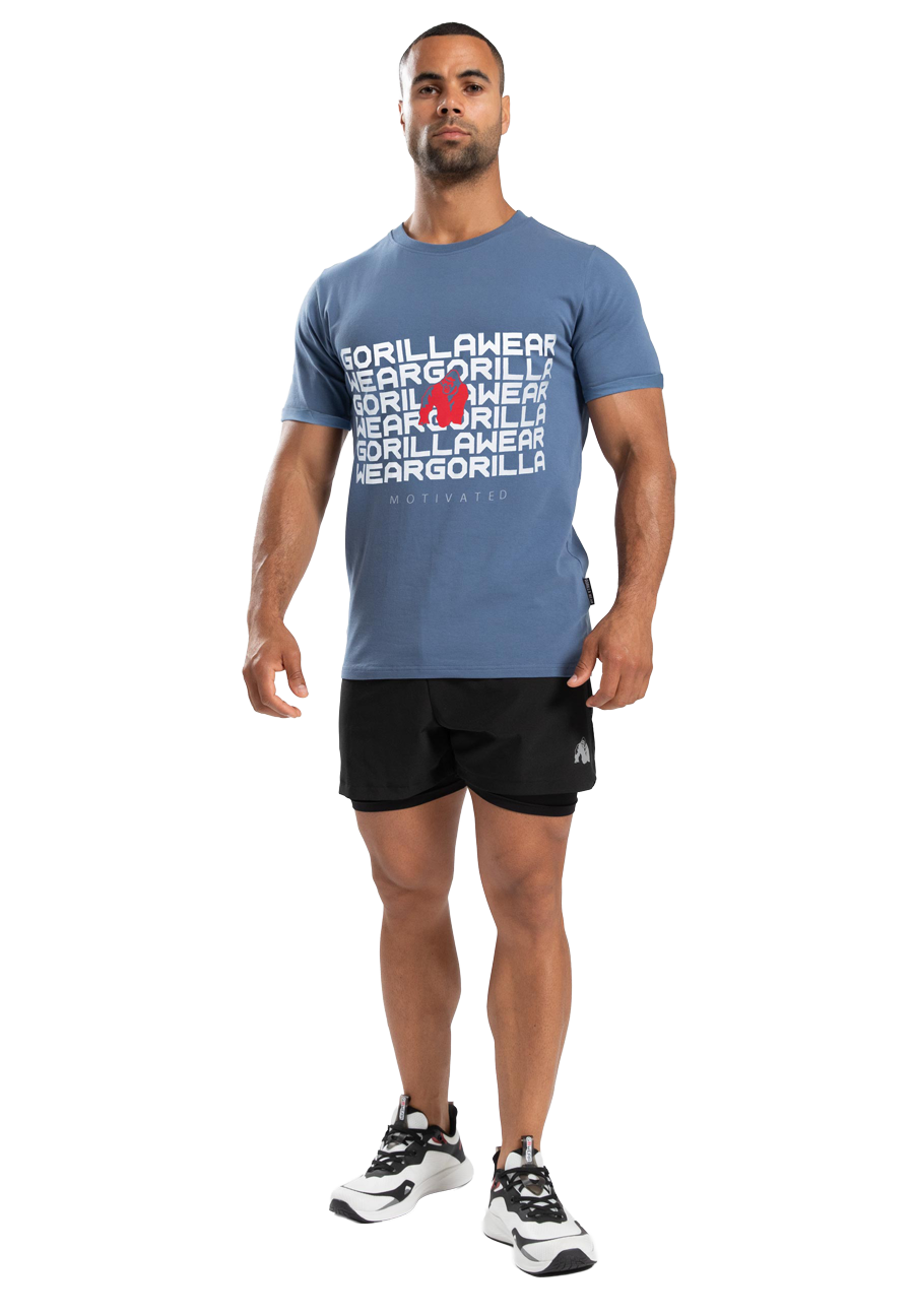 Gorilla Wear Bradley T-Shirt T-Shirt & Tops Coronet Blue