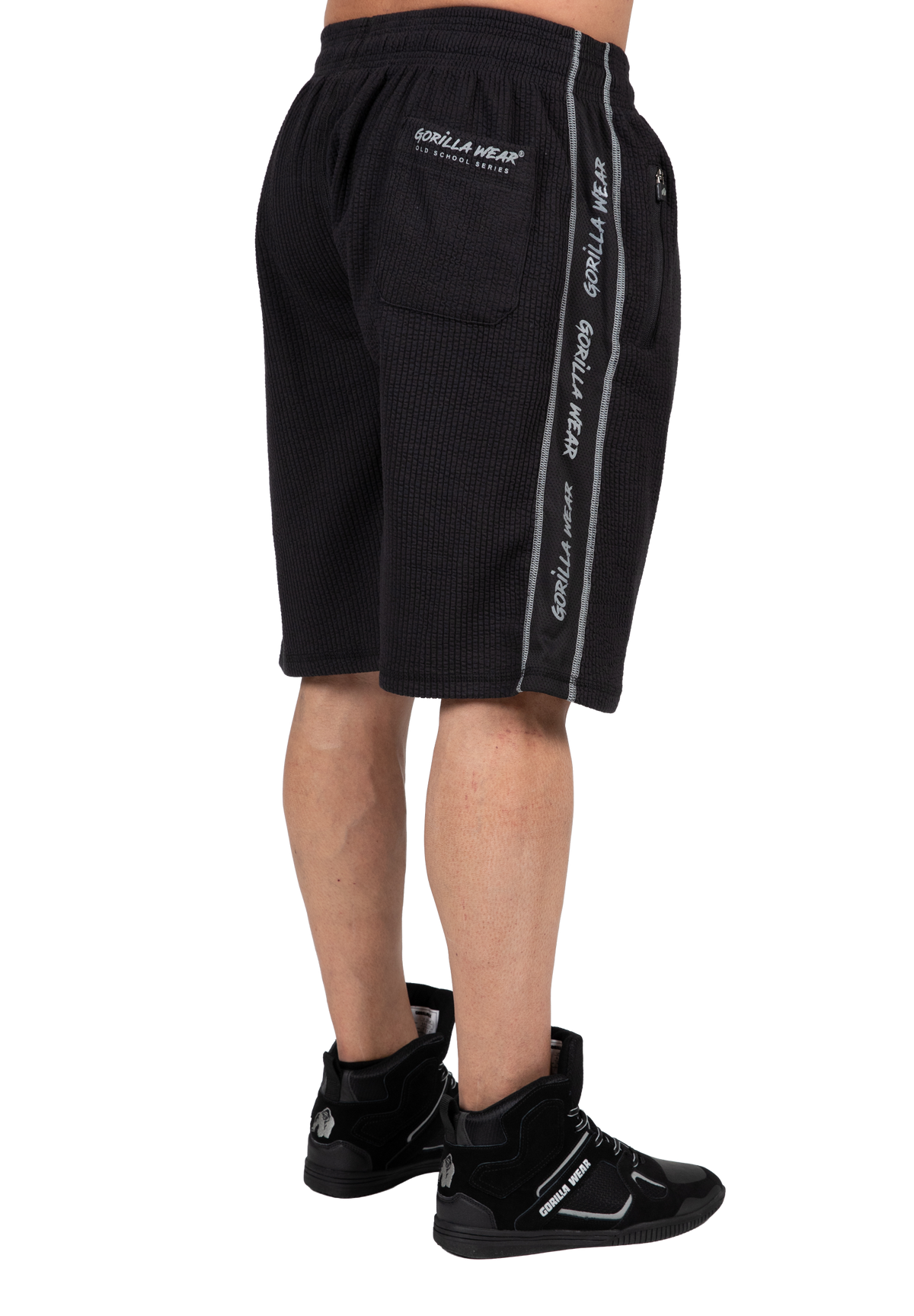Gorilla Wear Buffalo Old School Workout Shorts Shorts Black/Gray