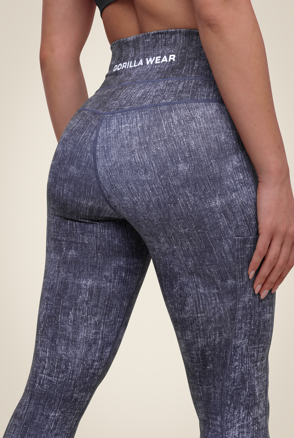 Gorilla Wear Camilla Leggings Leggings Blue Denim