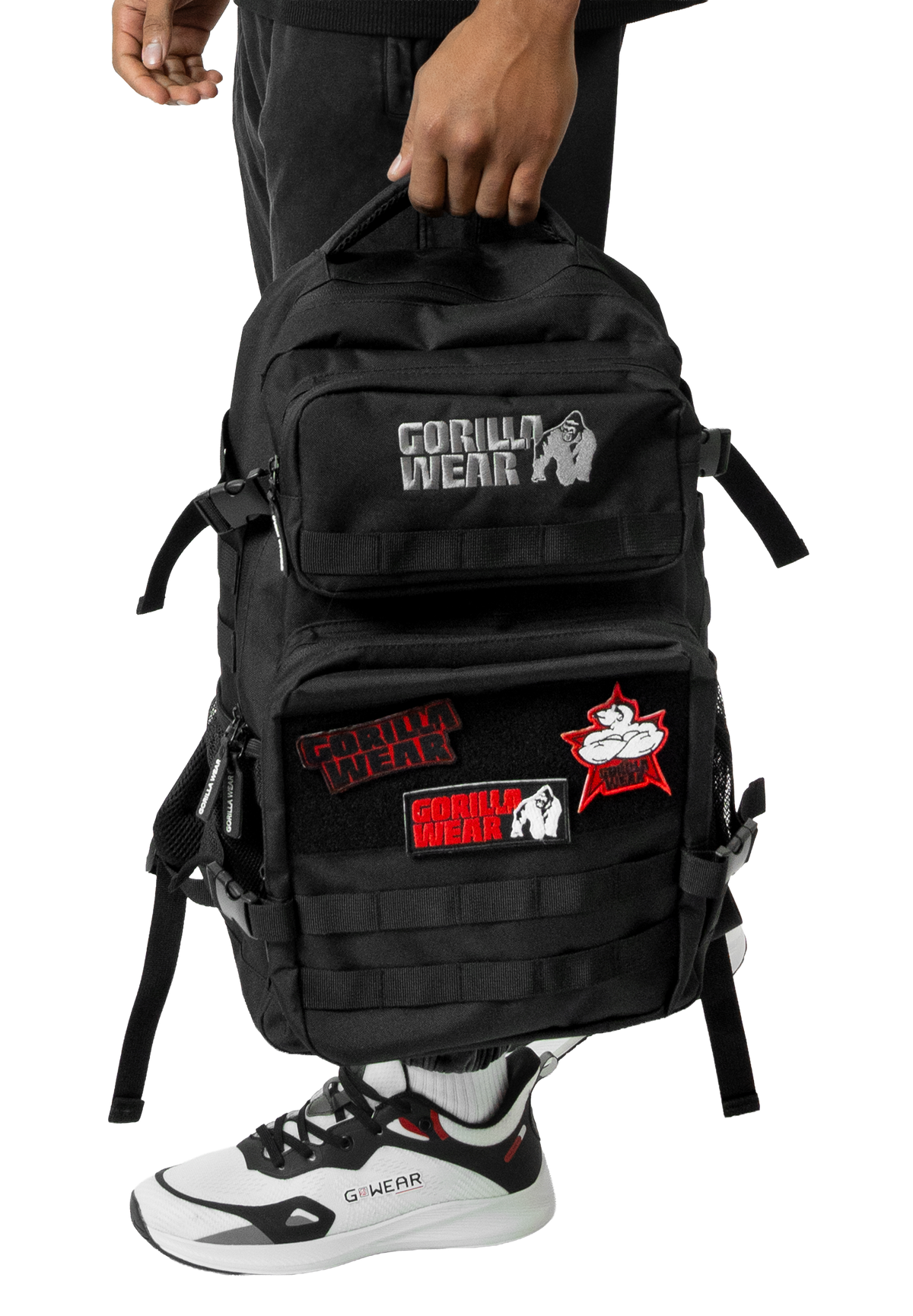Gorilla Wear Cardiff Backpack Gym Bags & Backpacks Black