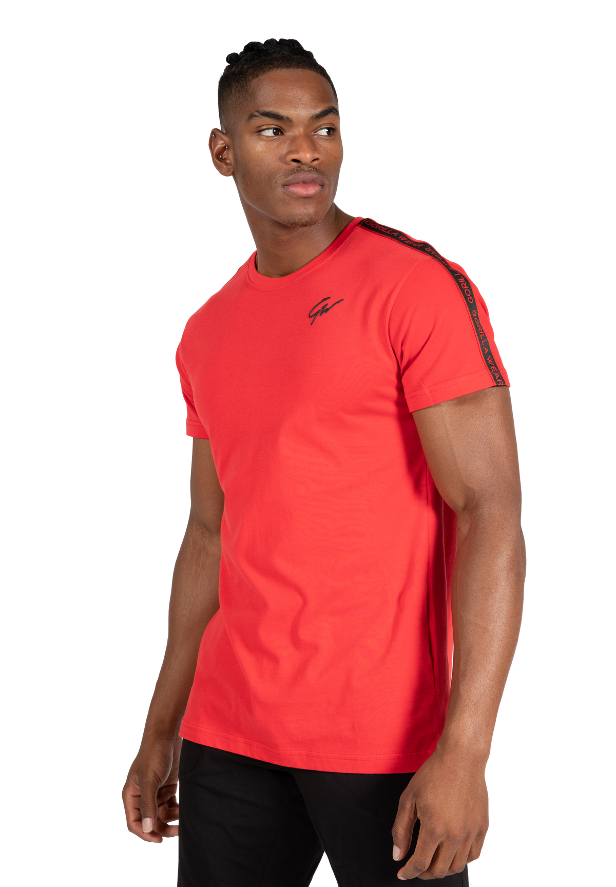 Gorilla Wear Chester T-shirt T-Shirt & Tops Red/Black