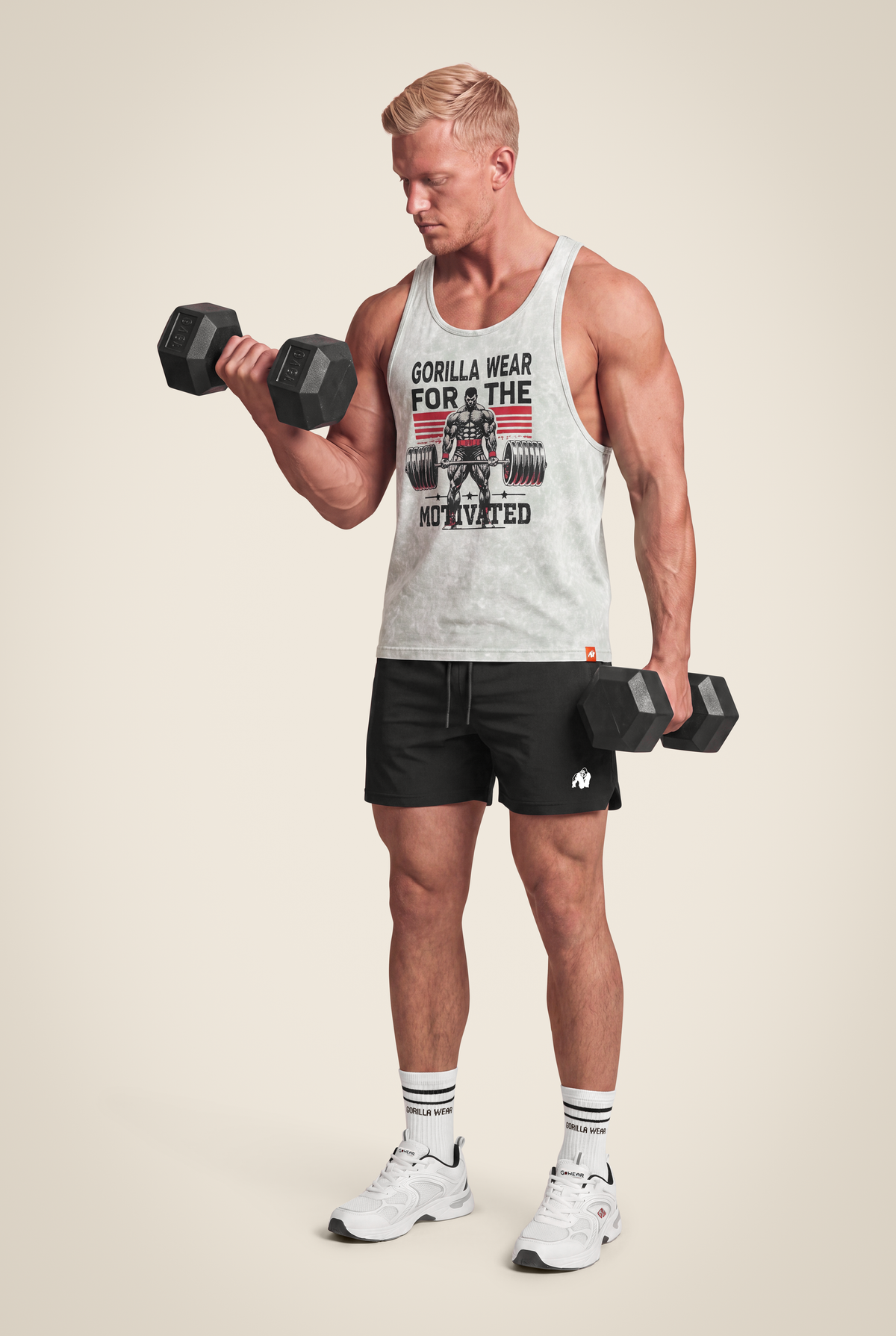 Gorilla Wear Churchill Stringer Tank Top Washed Green