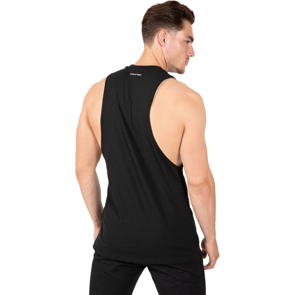 Gorilla Wear Cisco Drop Armhole Tank Top Tank Top Black/White