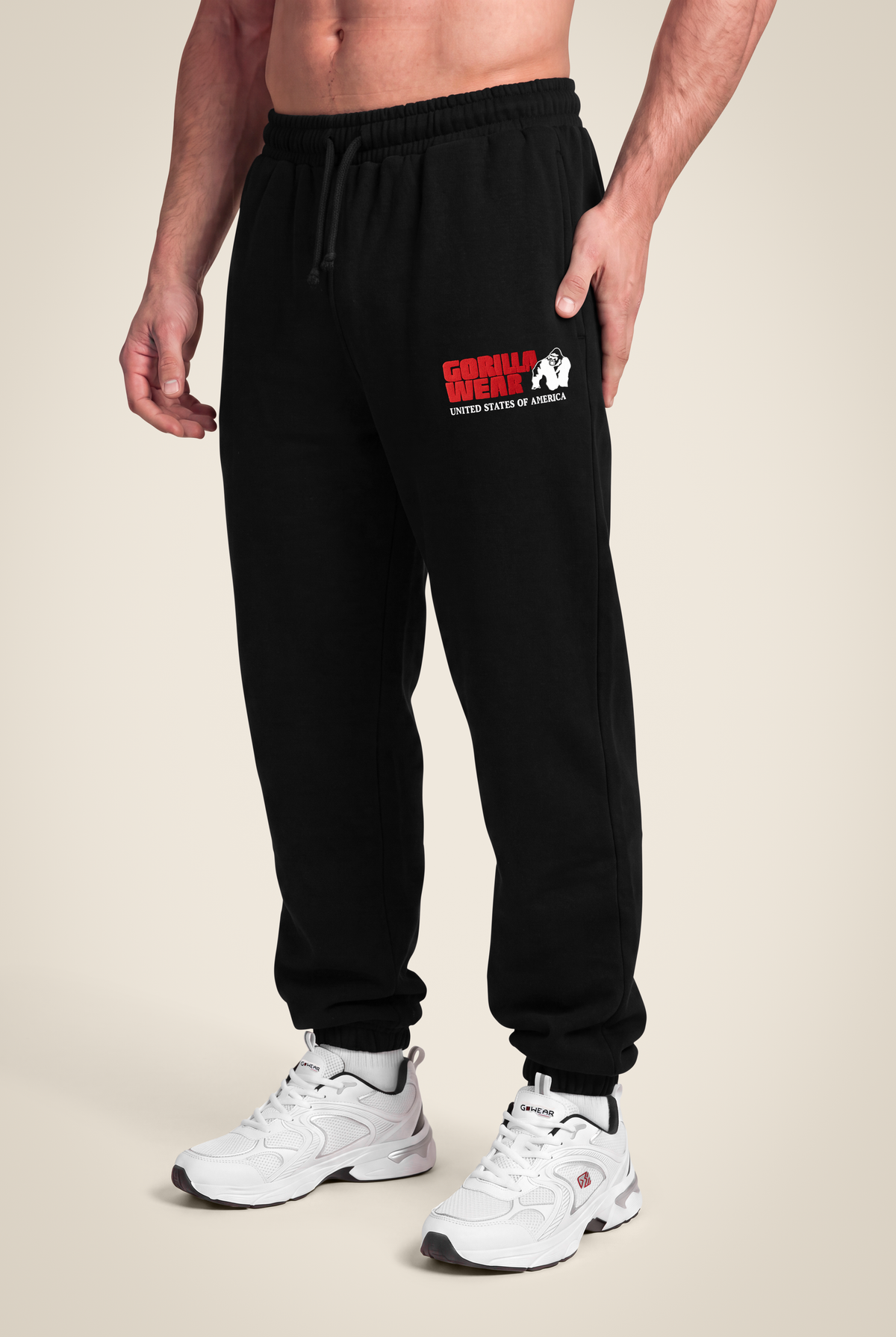 Gorilla Wear Classic Oversized Sweatpants Pants Black