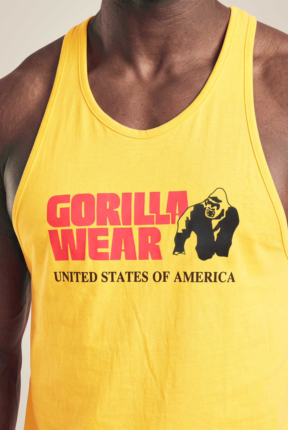 Gorilla Wear Classic Tank Top Tank Top Yellow