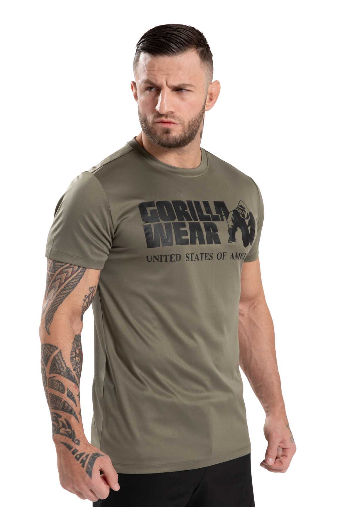 Gorilla Wear Classic Training T-Shirt T-Shirt & Tops Army Green