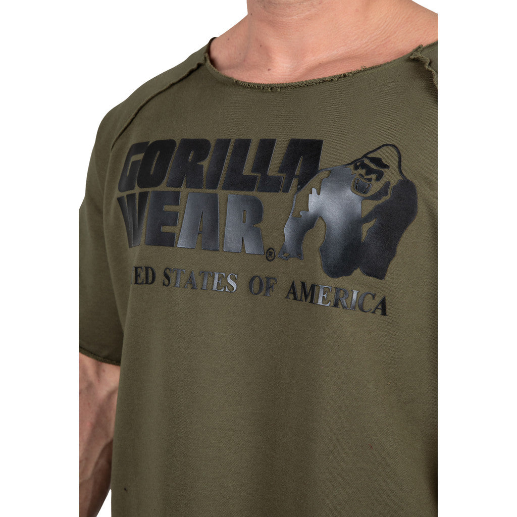 Gorilla Wear Classic Workout Top T-Shirt & Tops Army Green