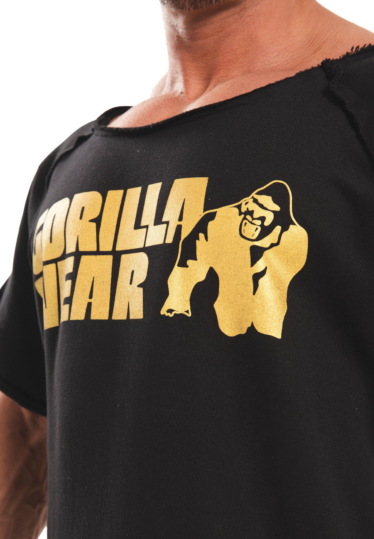 Gorilla Wear Classic Workout Top T-Shirt & Tops Black/Gold
