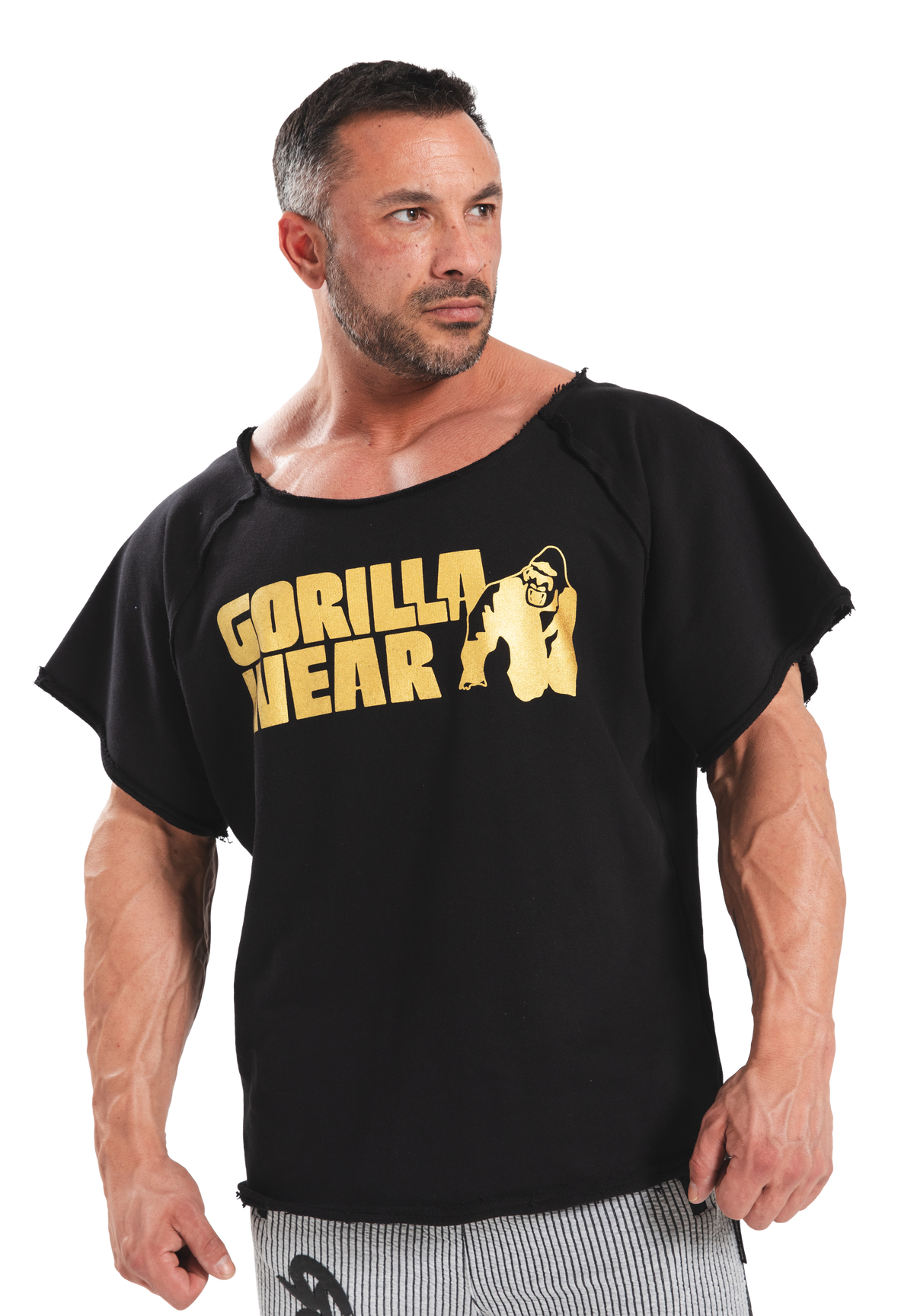 Gorilla Wear Classic Workout Top T-Shirt & Tops Black/Gold