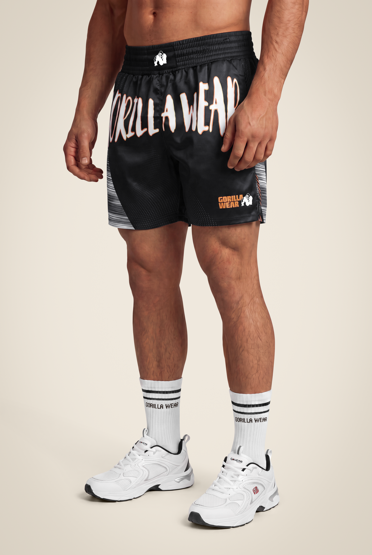 Gorilla Wear Clayton Boxing Shorts Shorts Black/Gold