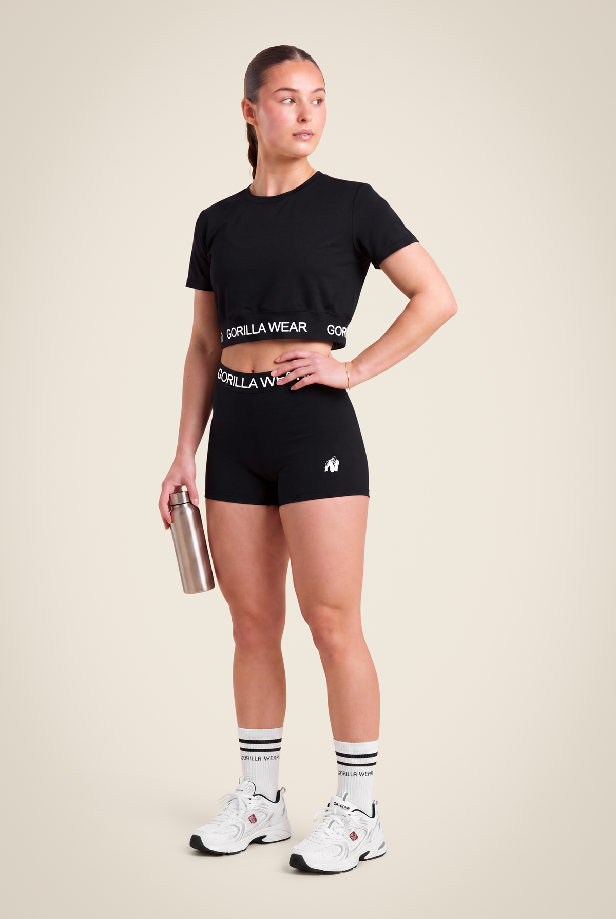 Gorilla Wear Colby Cropped T-Shirt T-Shirt & Tops Black