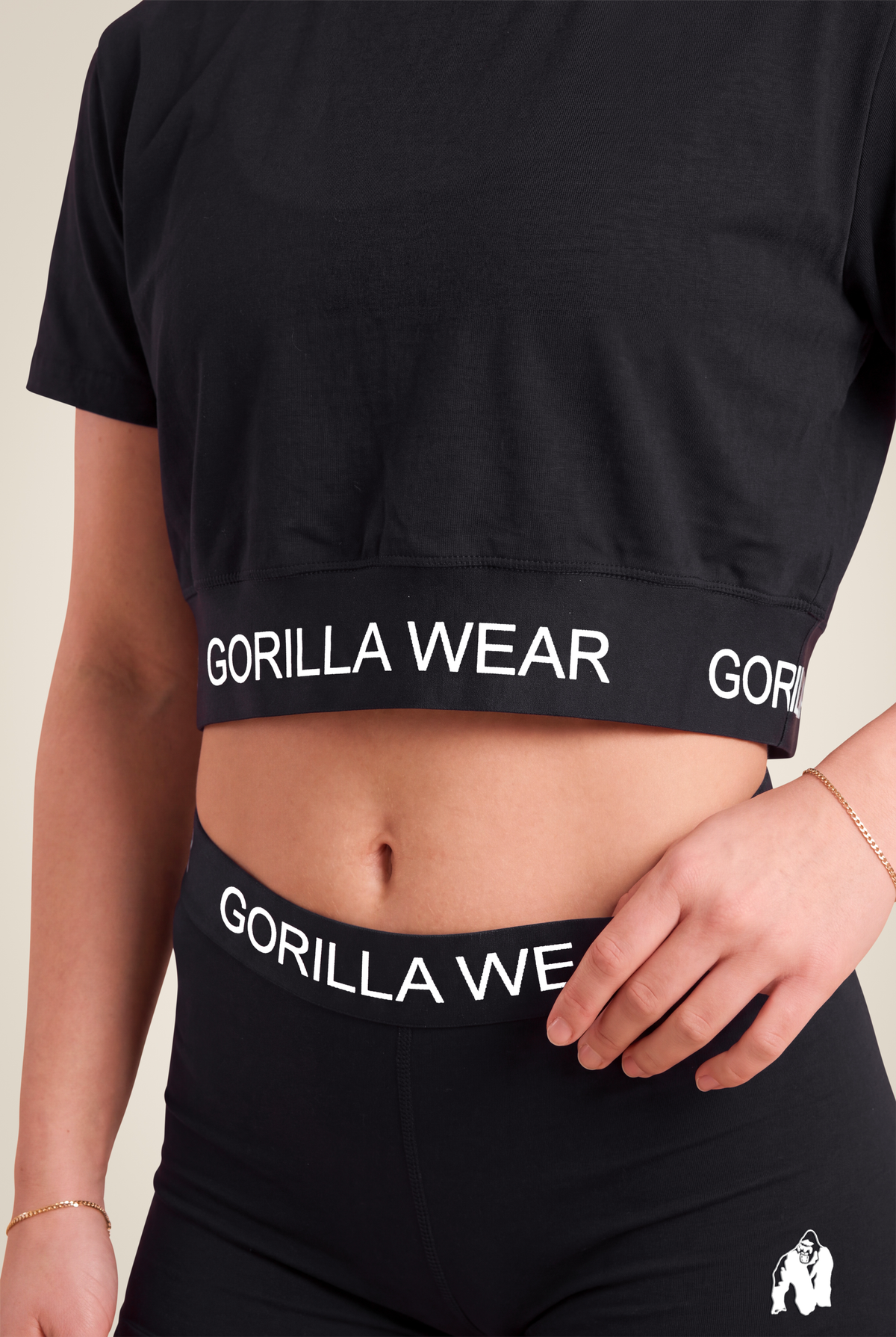 Gorilla Wear Colby Cropped T-Shirt T-Shirt & Tops Black