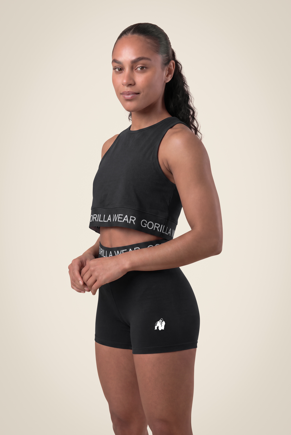 Gorilla Wear Colby Cropped Tank Top Tank Top Black