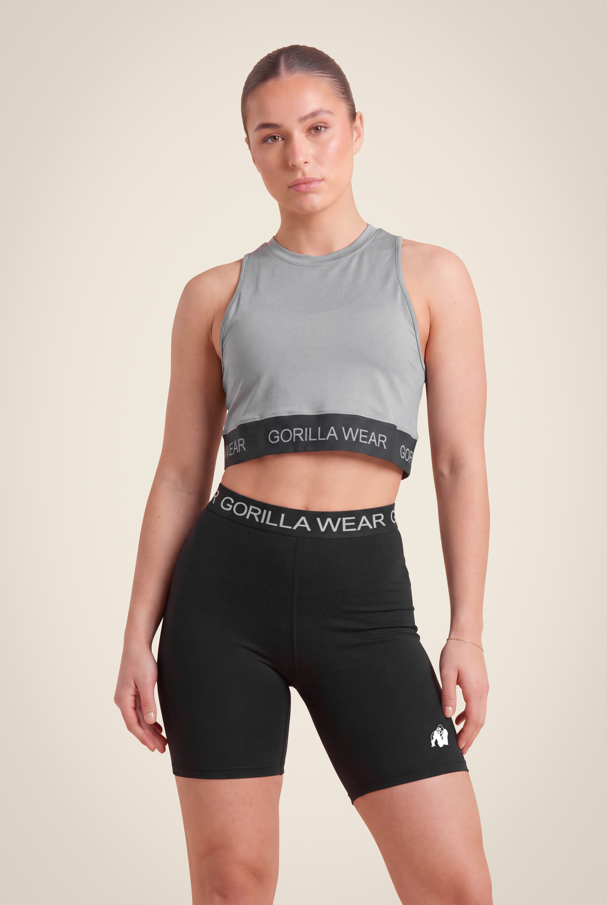 Gorilla Wear Colby Cropped Tank Top Tank Top Gray