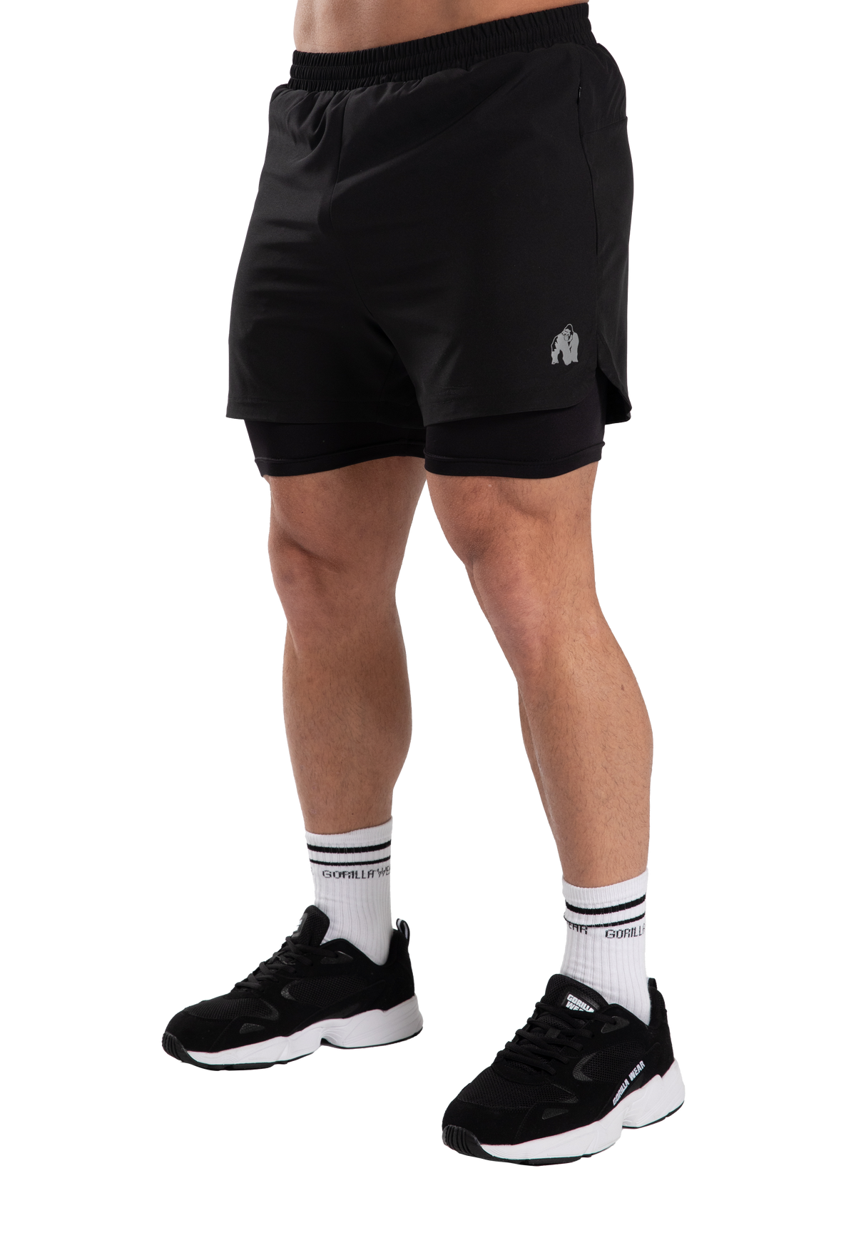 Gorilla Wear Cortez 2-in-1 Shorts Shorts Black