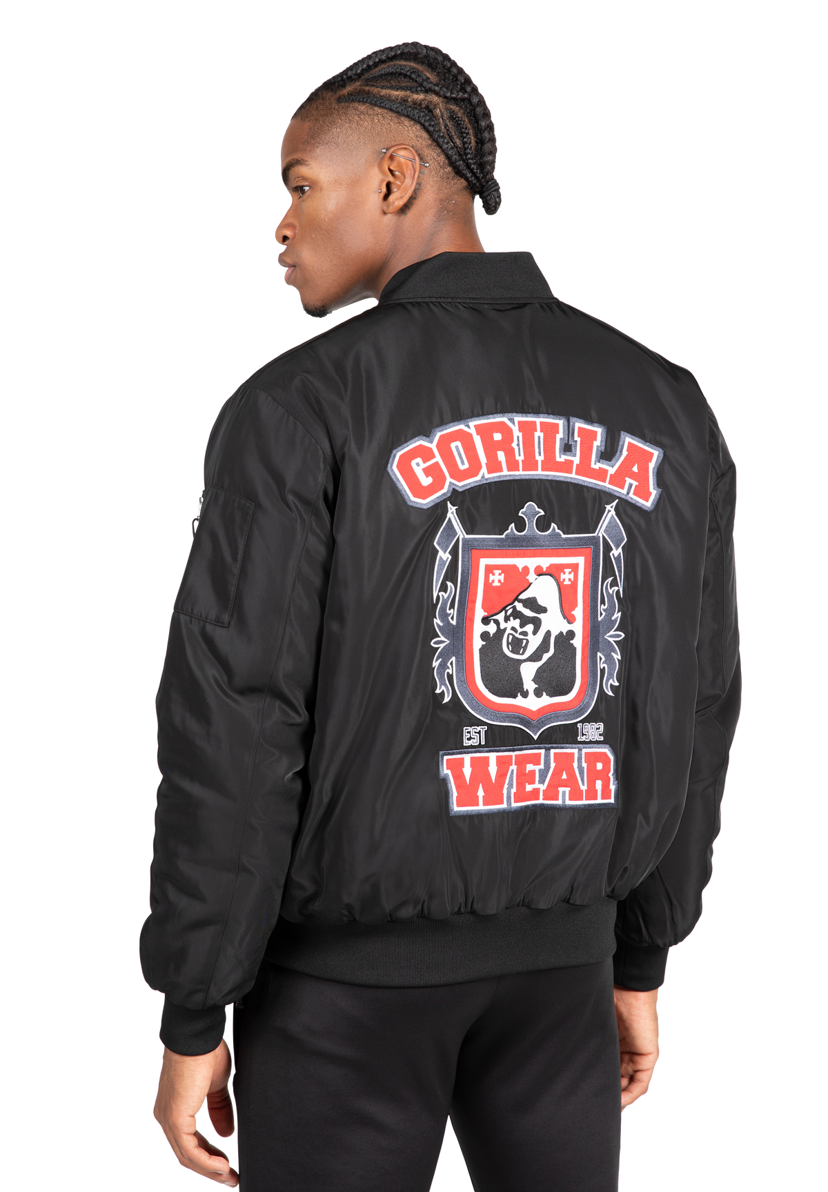 Gorilla Wear Covington Bomber Jacket Jacket Black