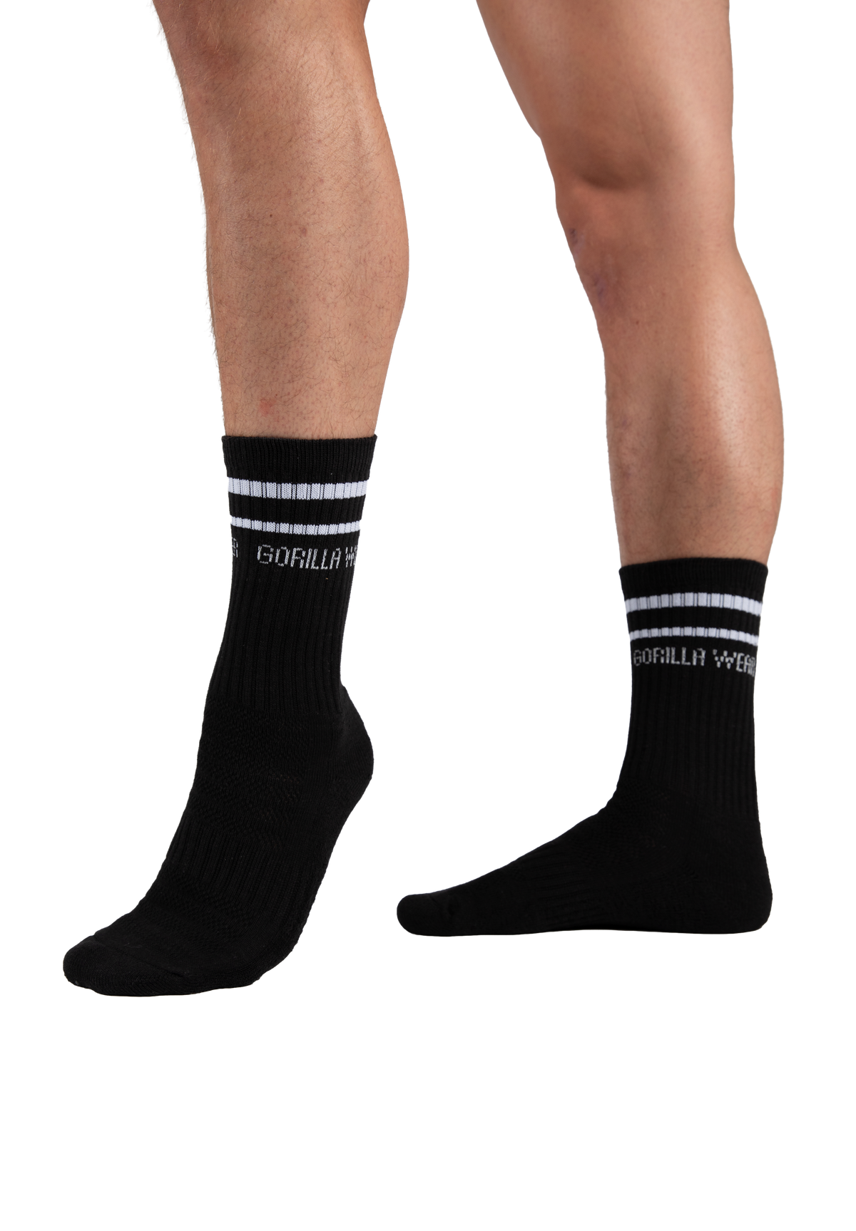 Gorilla Wear Crew Socks 2-Pack Socks Black