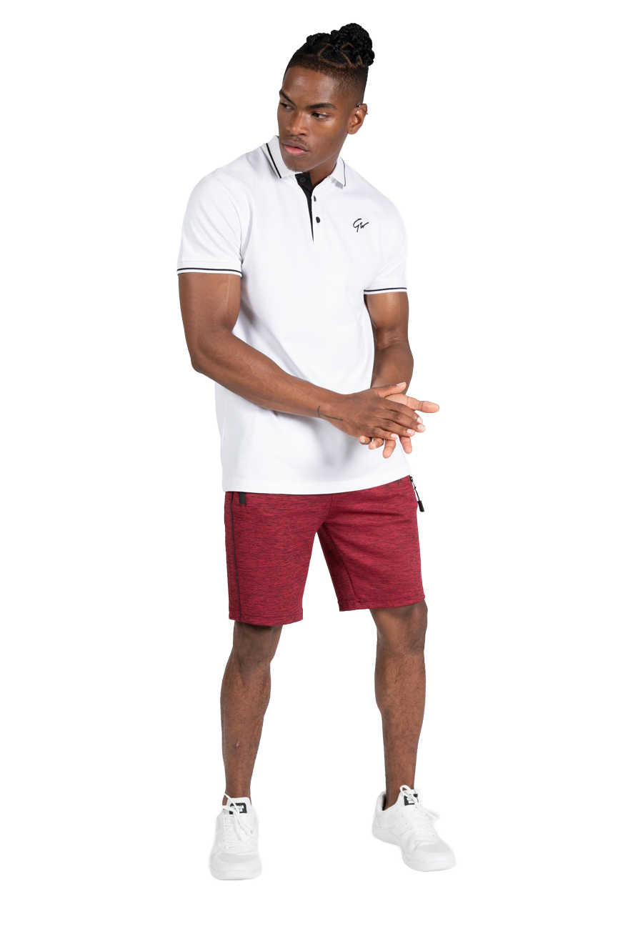 Gorilla Wear Delano Polo T-Shirt & Tops White/Black