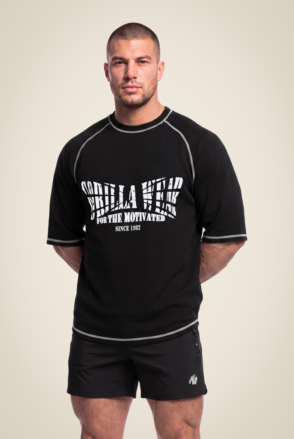 Gorilla Wear Finley Oversized T-Shirt T-Shirt & Tops Black/Gray