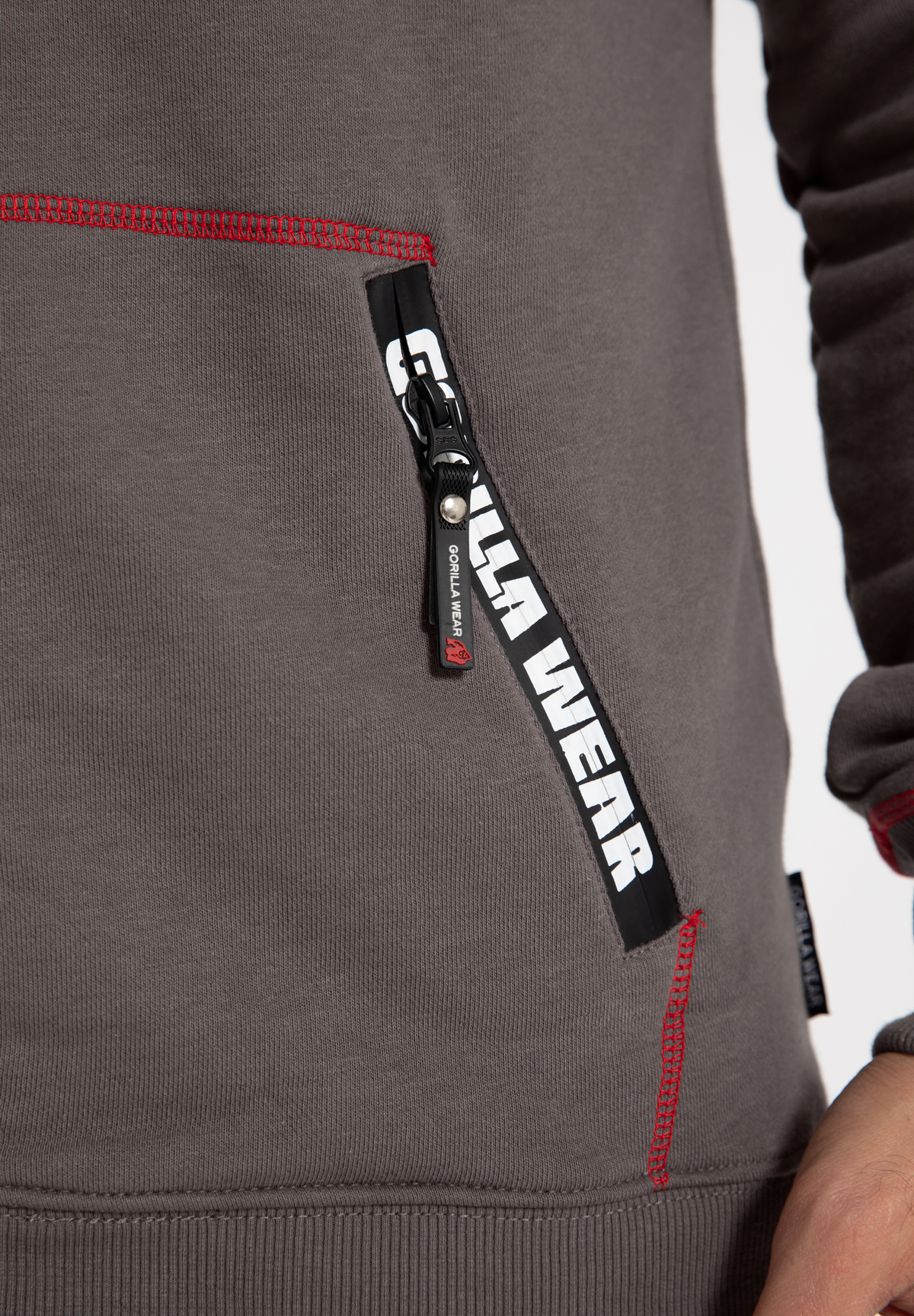 Gorilla Wear Georgia Zipped Hoodie Hoodie & Sweatshirt Gray