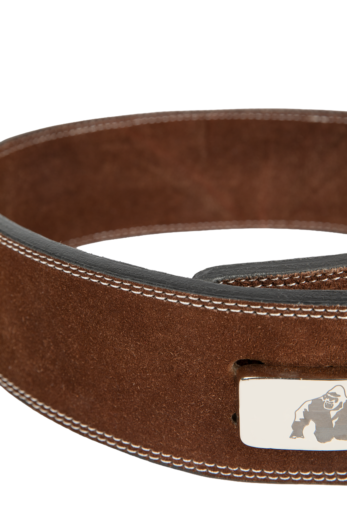 Gorilla Wear Gorilla Wear 4 Inch Leather Lever Belt Lifting Belts Brown