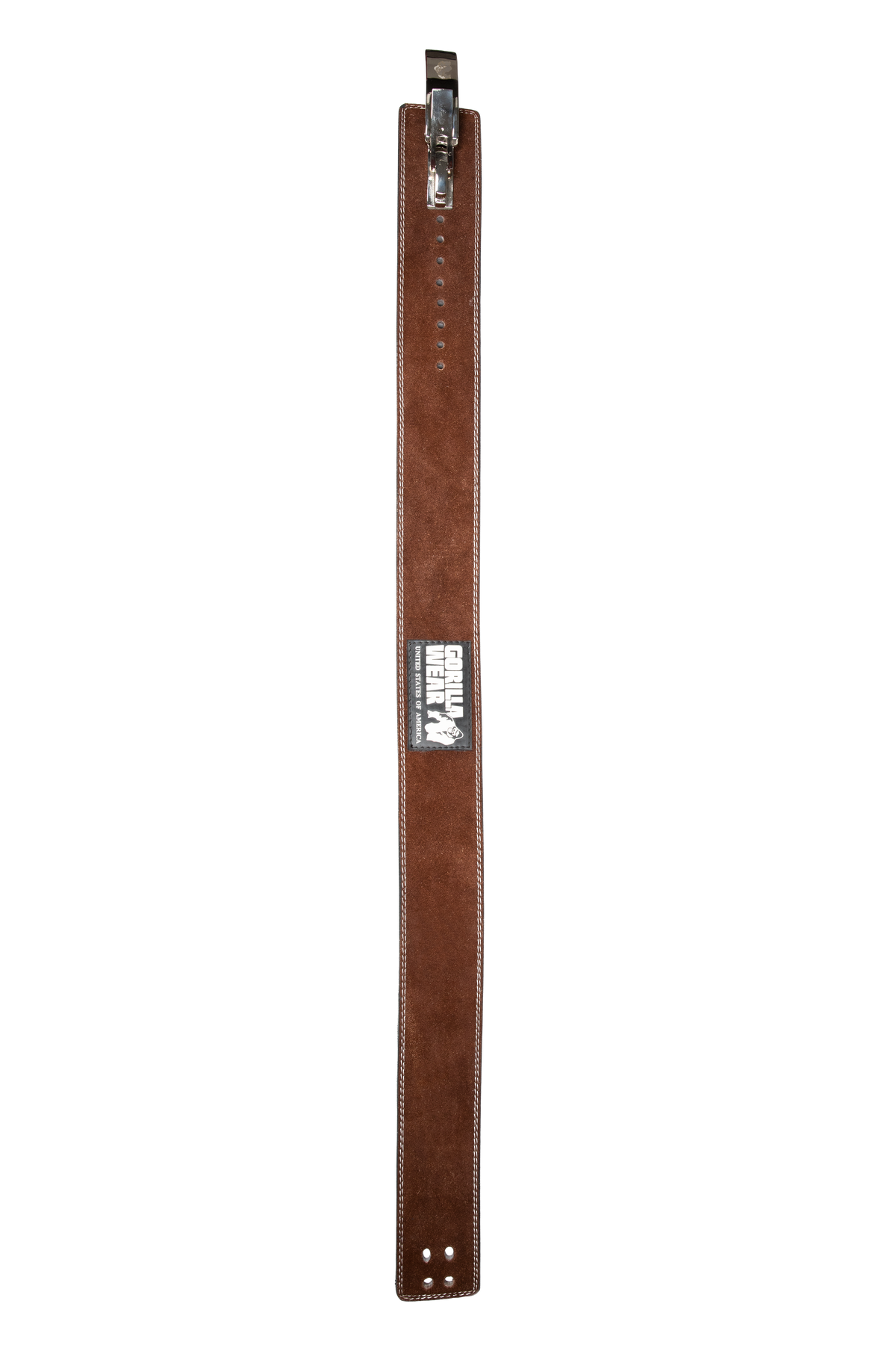 Gorilla Wear Gorilla Wear 4 Inch Leather Lever Belt Lifting Belts Brown
