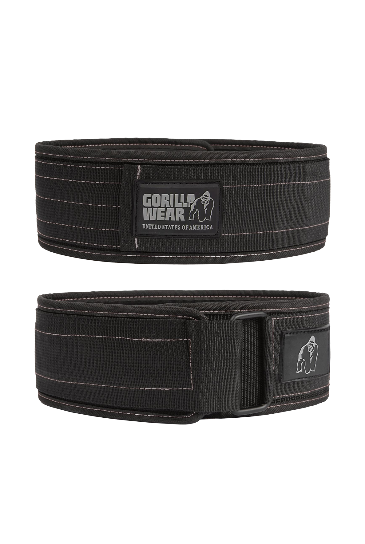 Gorilla Wear Gorilla Wear 4 Inch Nylon Lifting Belt Lifting Belts Black/Gray