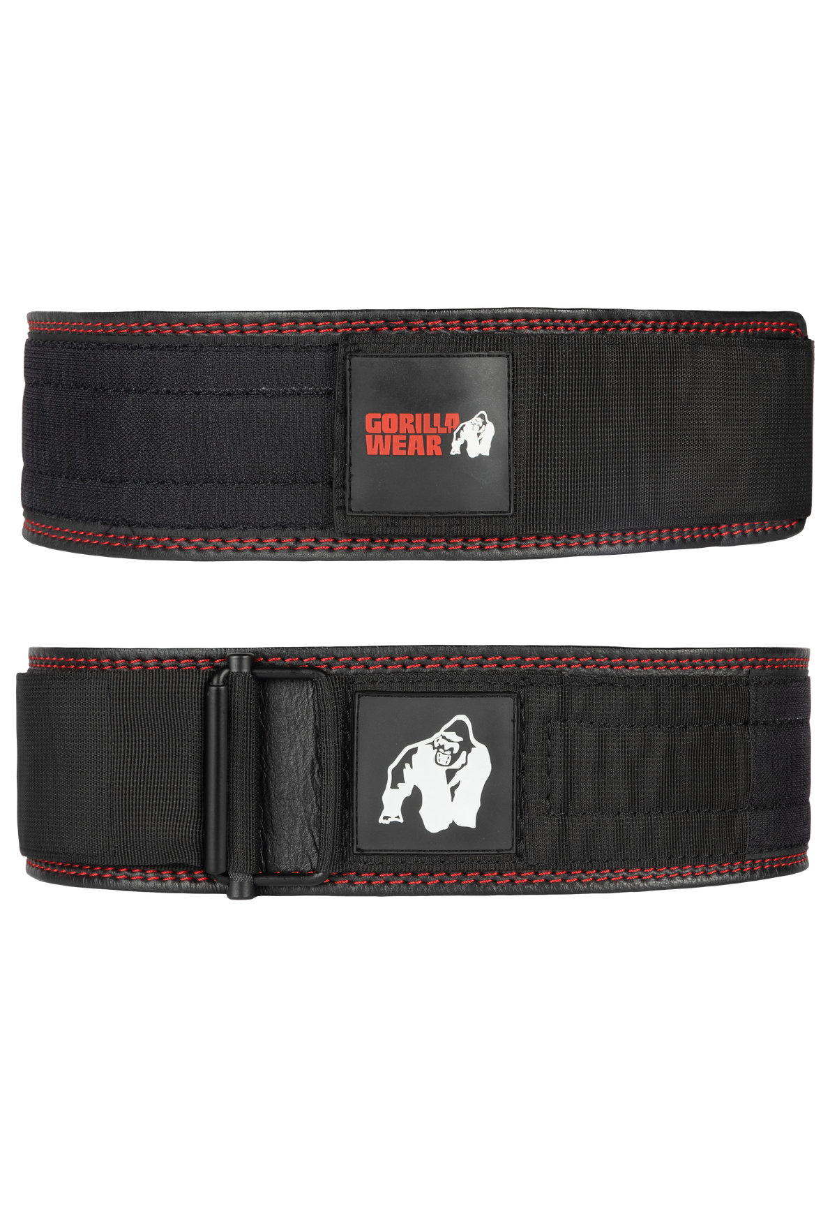 Gorilla Wear Gorilla Wear 4 Inch Premium Leather Lifting Belt Lifting Belts Black