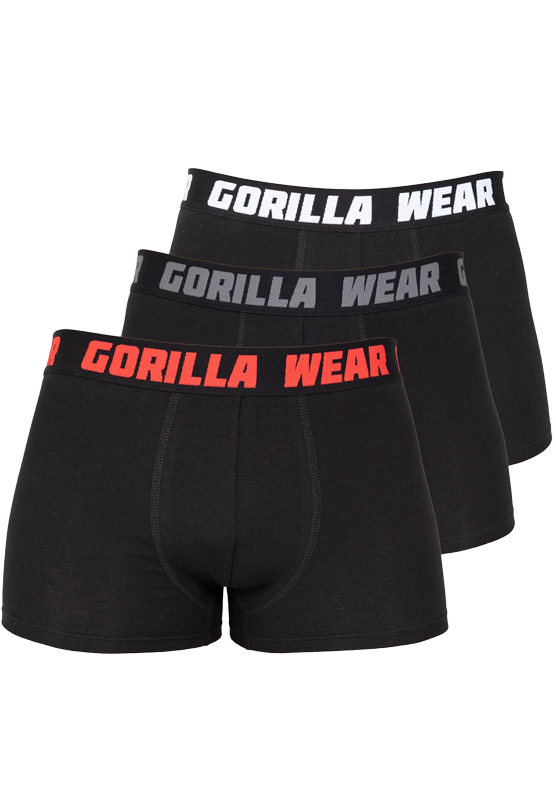 Gorilla Wear Gorilla Wear Boxershorts 3-Pack Underwear Black