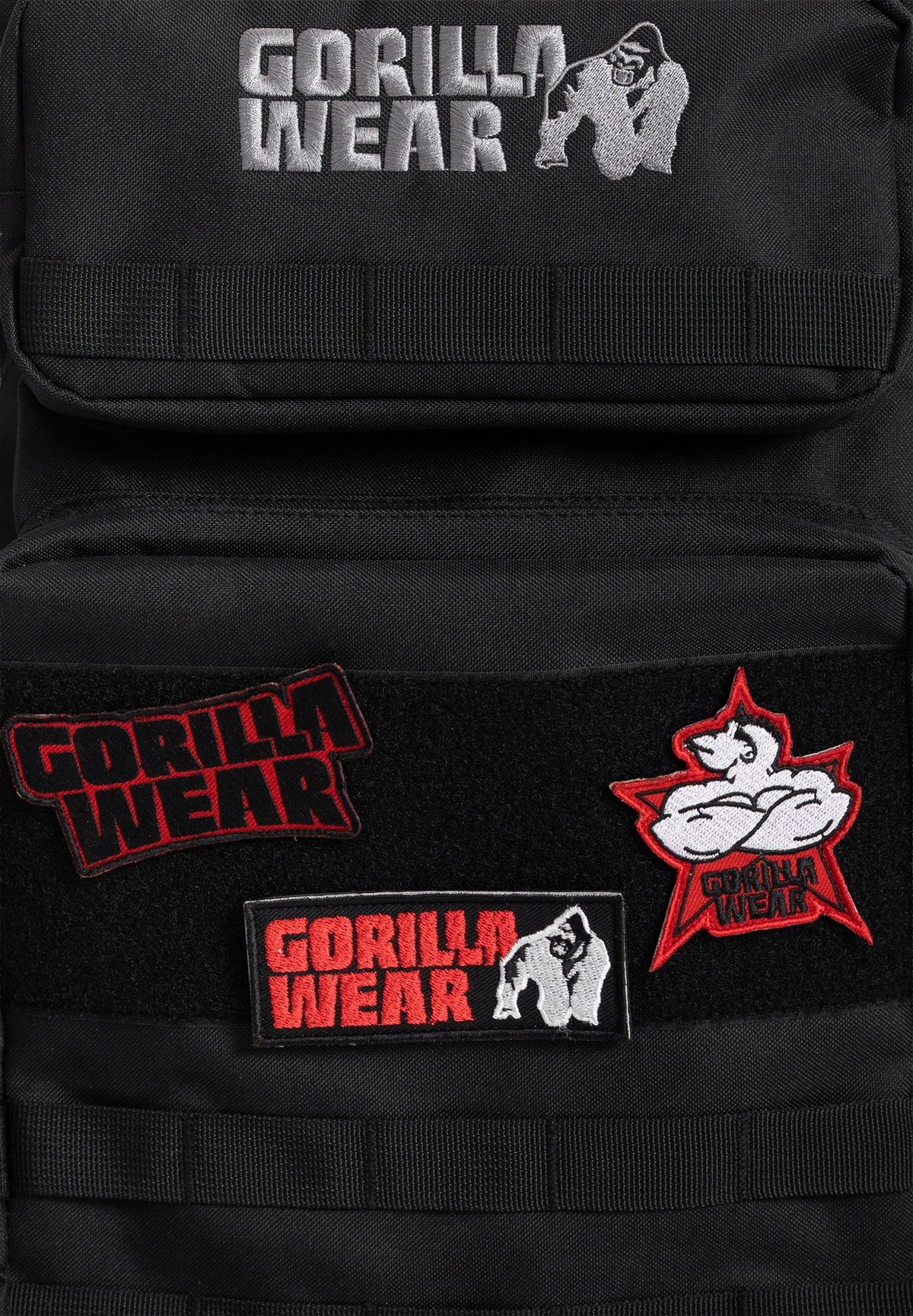 Gorilla Wear Gorilla Wear Unleashed Patch Keychain Black/Red