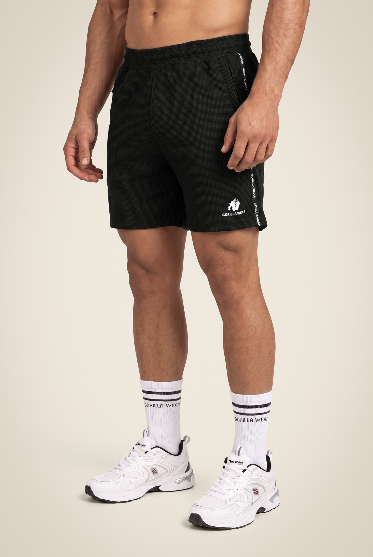 Gorilla Wear Harvey Track Shorts Shorts Black
