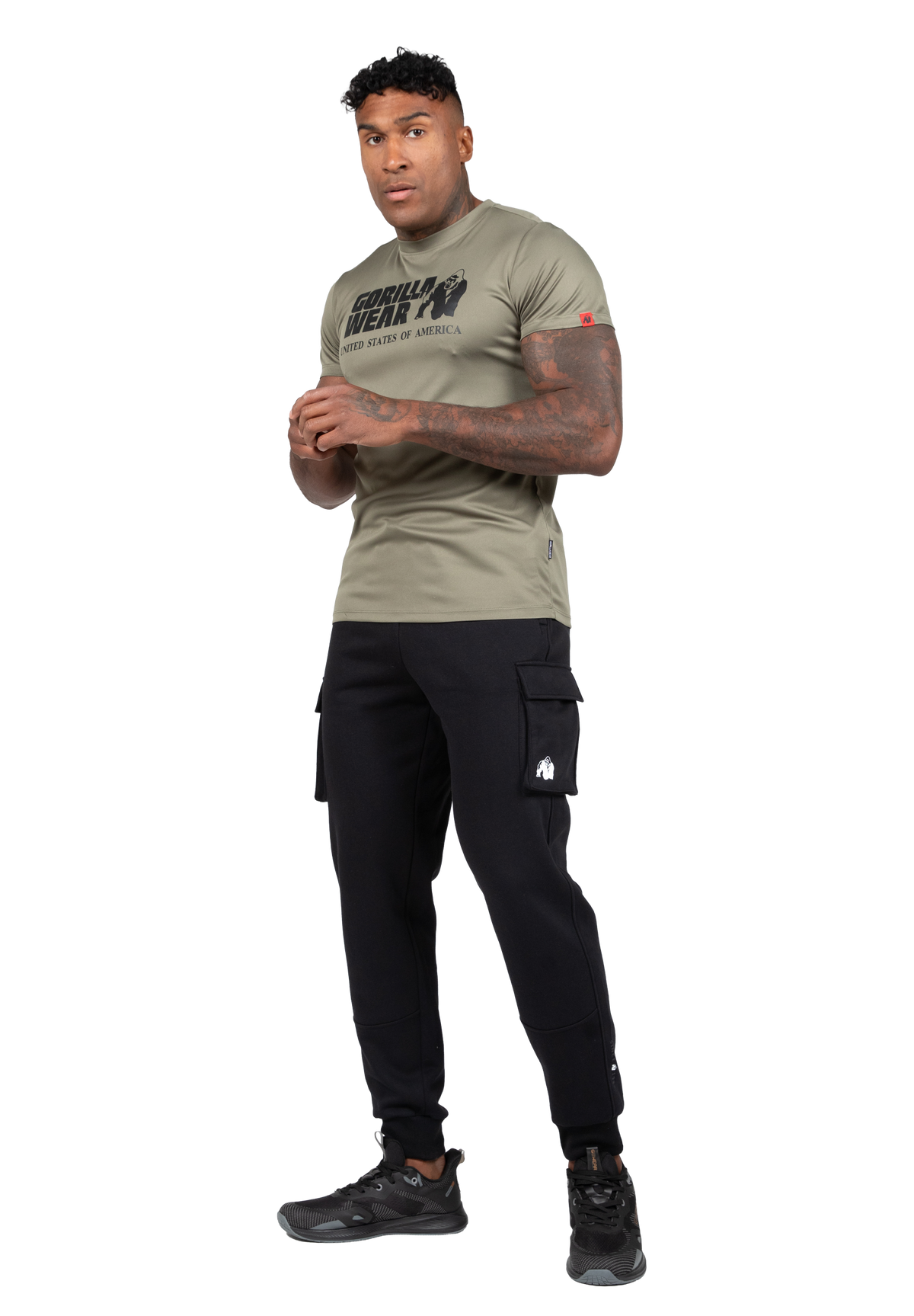 Gorilla Wear Hudson Cargo Sweatpants Pants Black