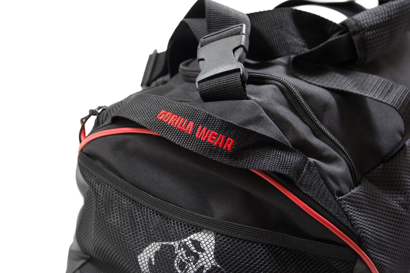 Gorilla Wear Jerome Gym Bag Gym Bags & Backpacks Black/Red