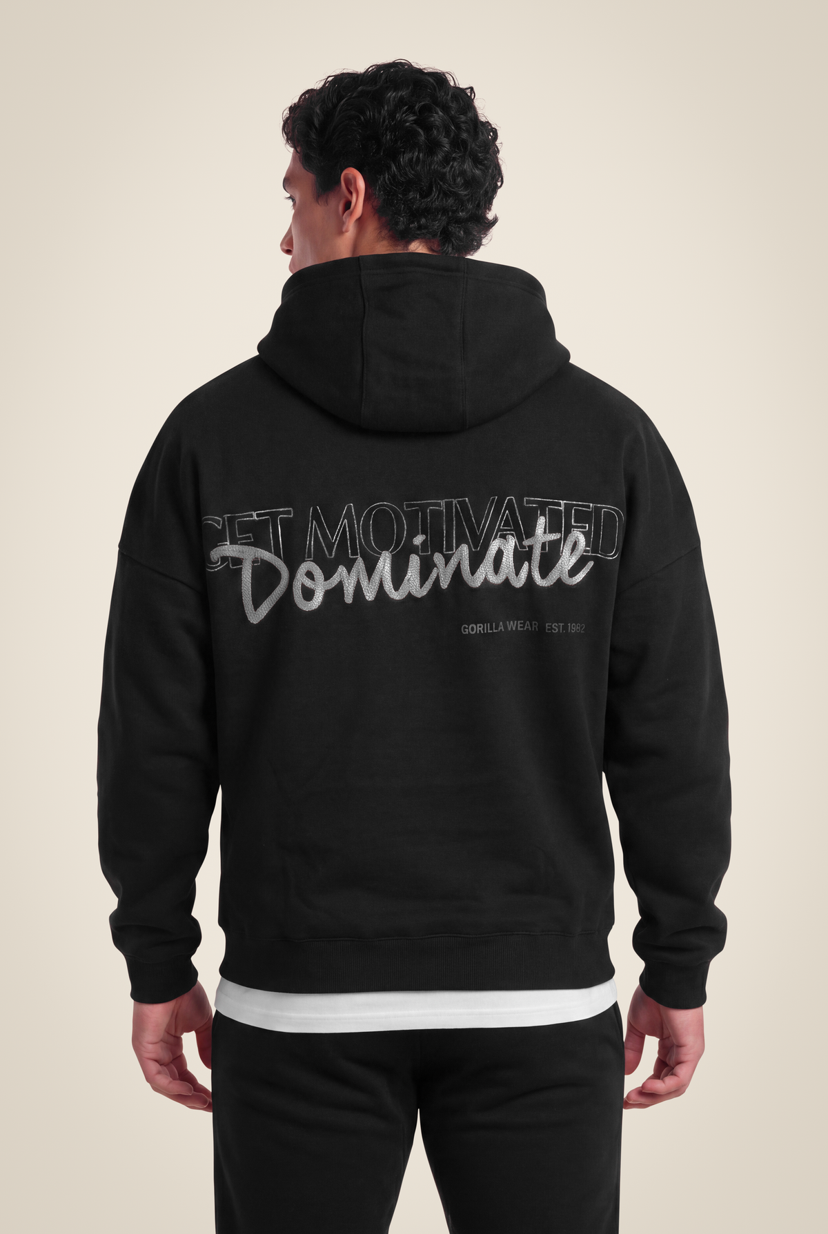 Gorilla Wear Jordan Oversized Hoodie Hoodie & Sweatshirt Black
