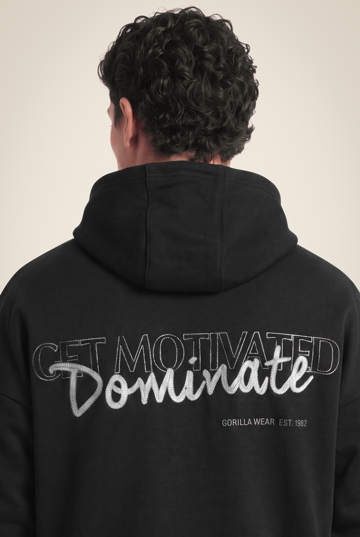 Gorilla Wear Jordan Oversized Hoodie Hoodie & Sweatshirt Black