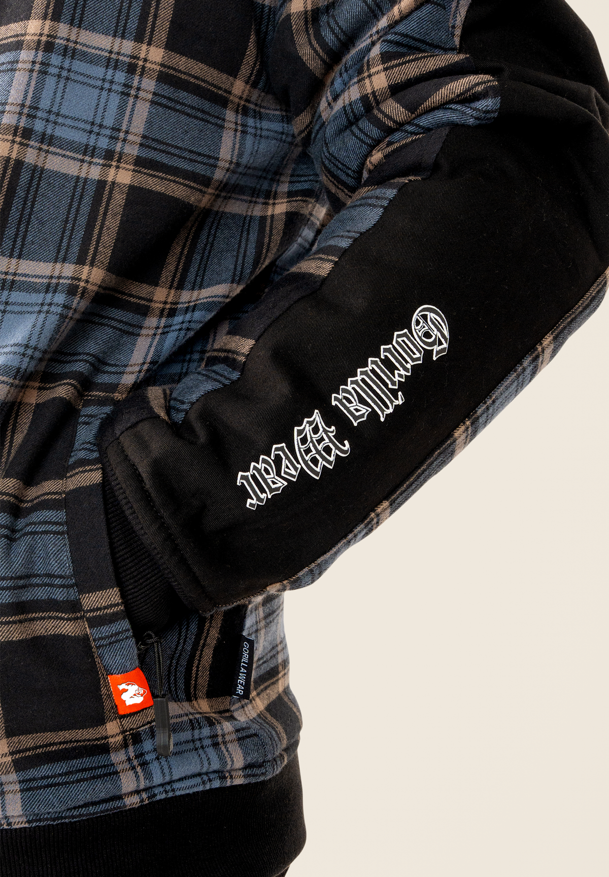 Gorilla Wear Kenton Zipped Jacket Jacket Black/Blue