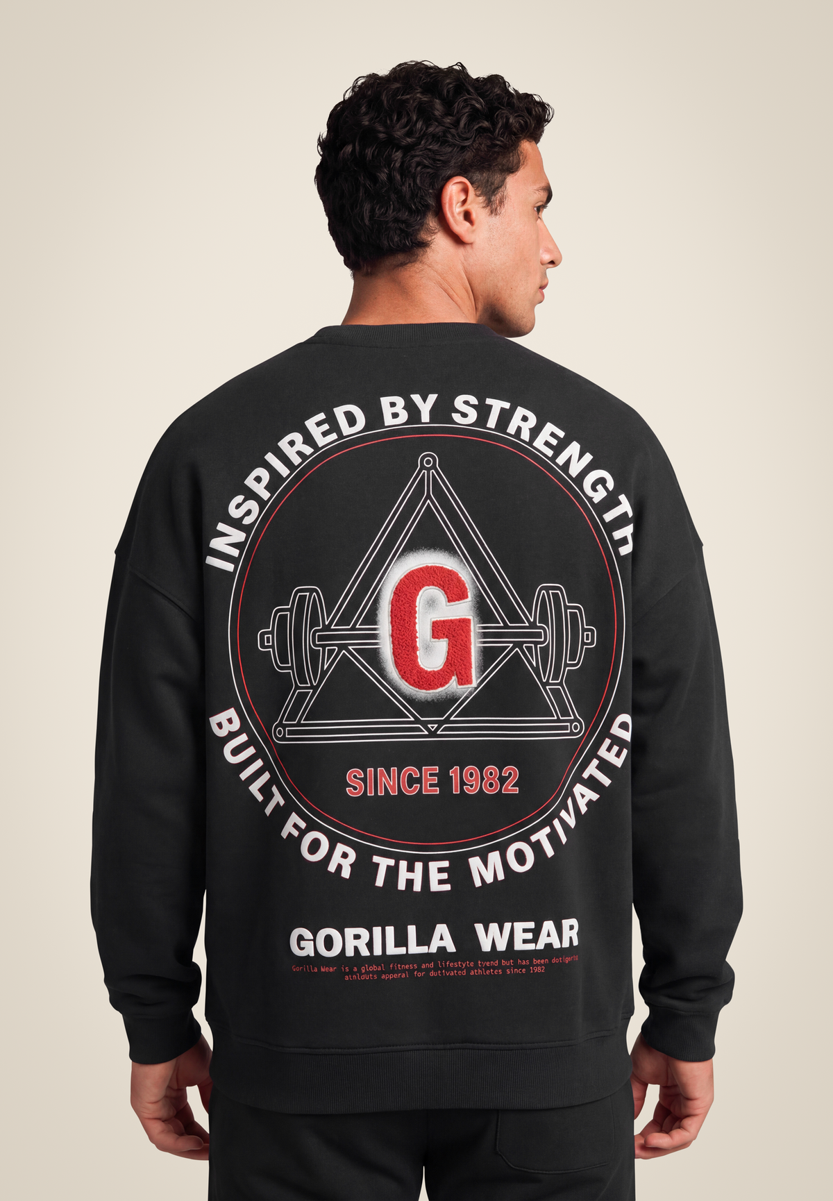 Gorilla Wear Leeds Oversized Sweater Hoodie & Sweatshirt Black