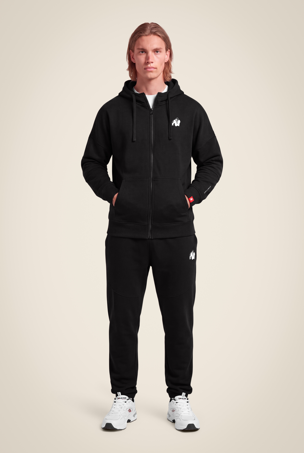 Gorilla Wear Leon Zipped Hoodie Hoodie & Sweatshirt Black