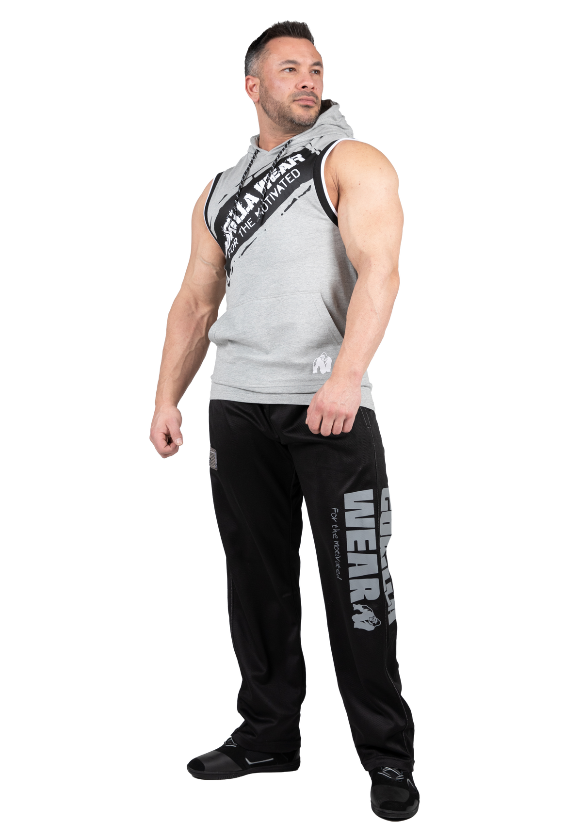Gorilla Wear Loretto Hooded Tank Top Tank Top Gray Melange