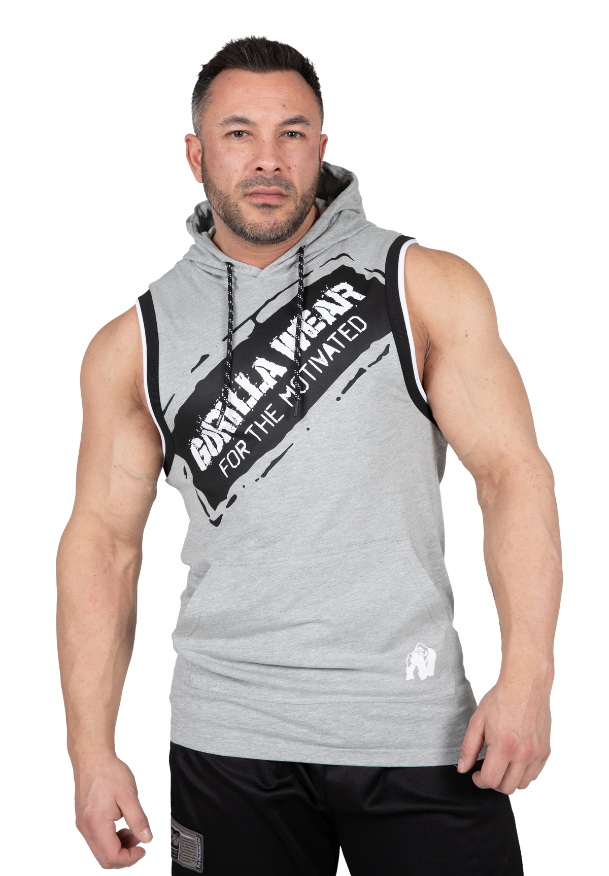 Gorilla Wear Loretto Hooded Tank Top Tank Top Gray Melange