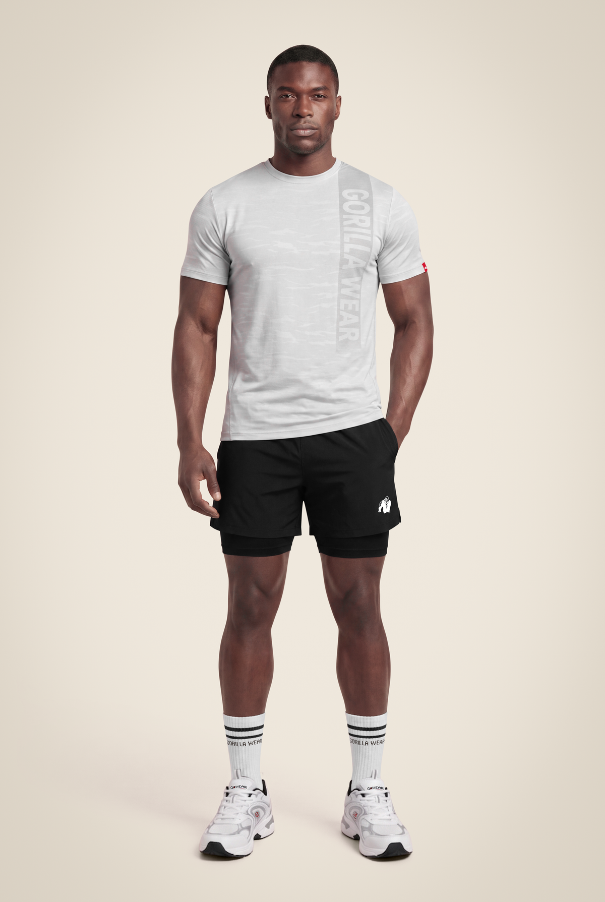 Gorilla Wear Lowell 2-In-1 Shorts Shorts Black