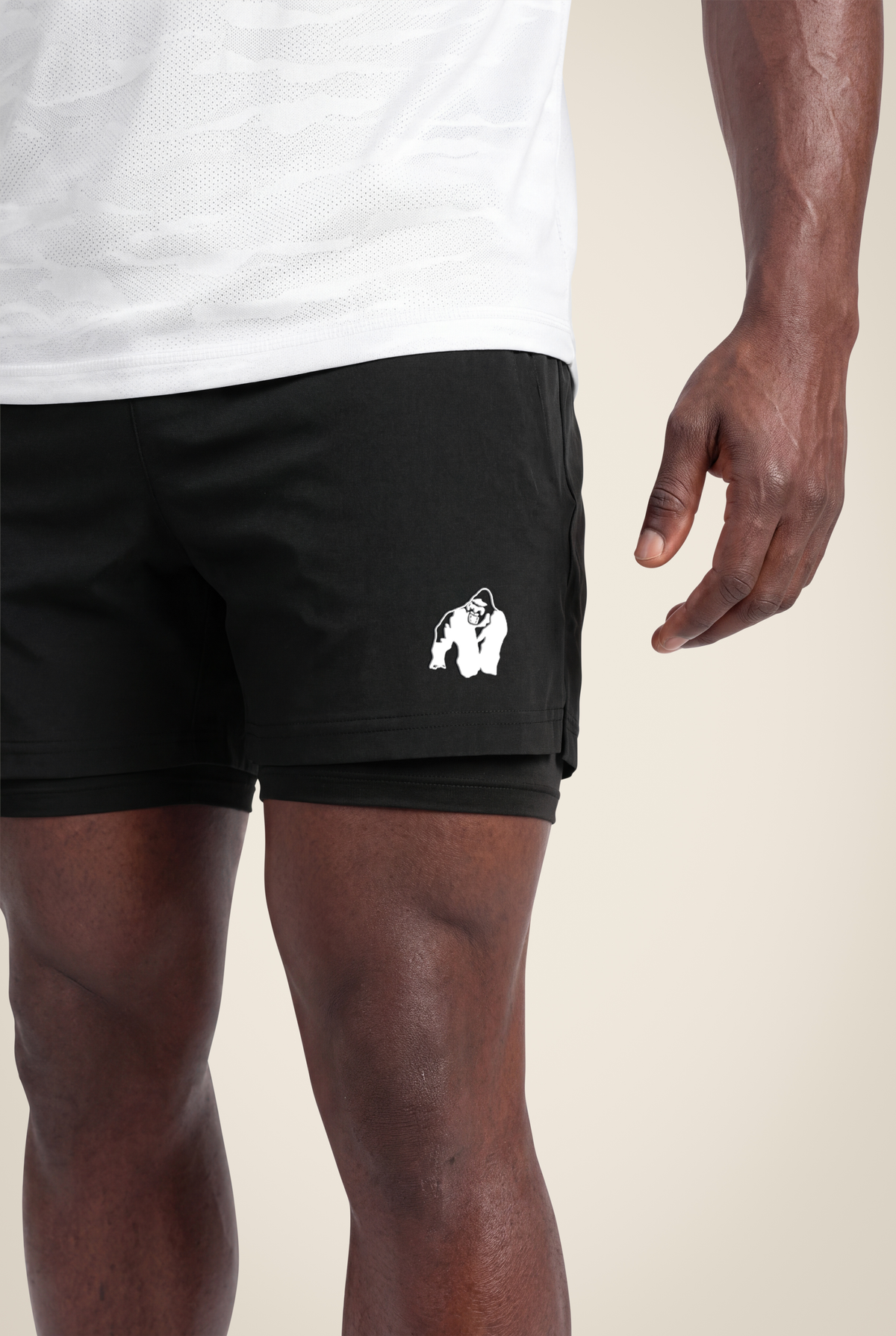 Gorilla Wear Lowell 2-In-1 Shorts Shorts Black