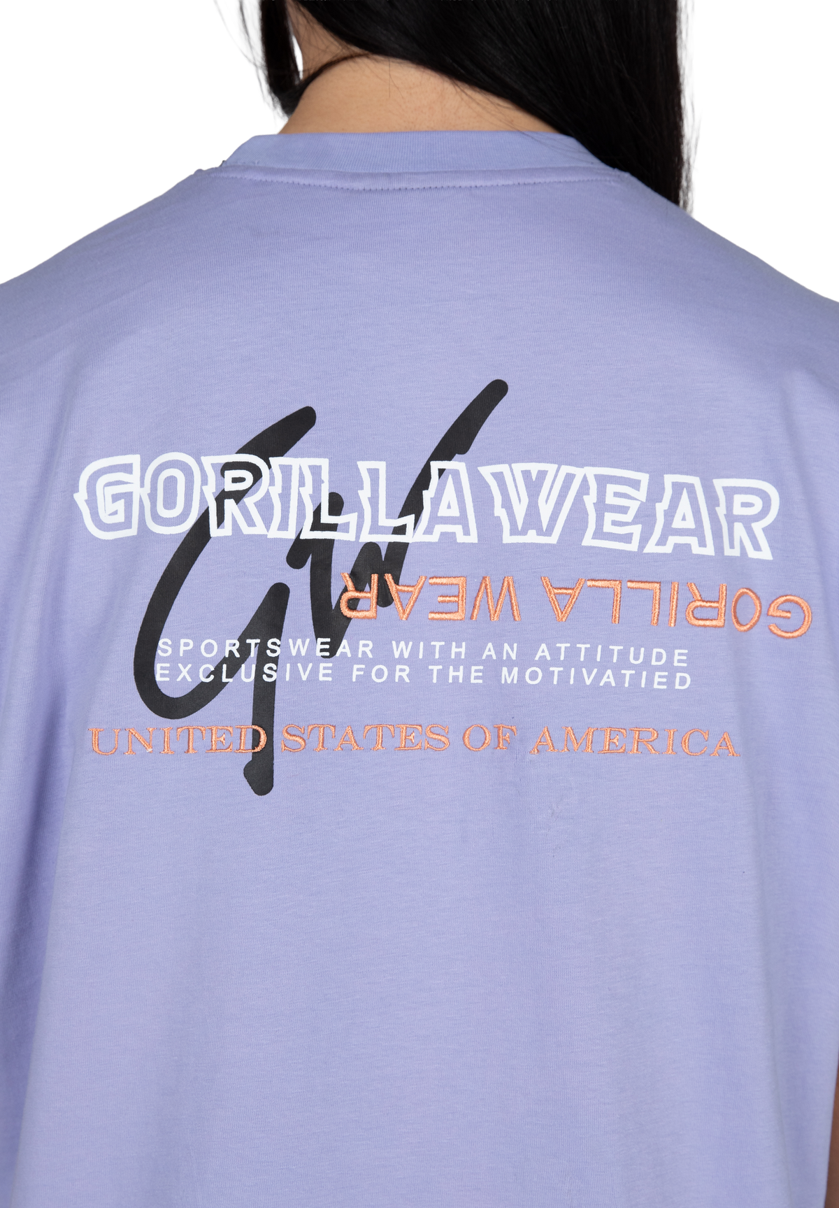 Gorilla Wear Medina Oversized T-Shirt T-Shirt & Tops Lilac
