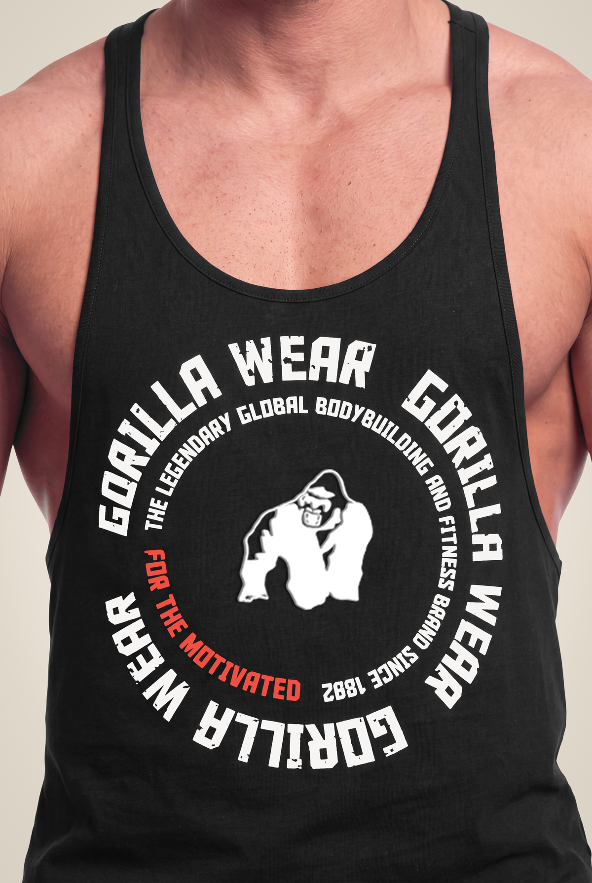 Gorilla Wear Melrose Stringer Tank Top Black