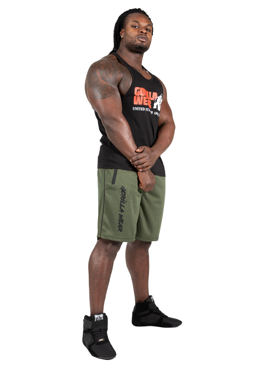 Gorilla Wear Mercury Mesh Shorts Shorts Army Green/Black