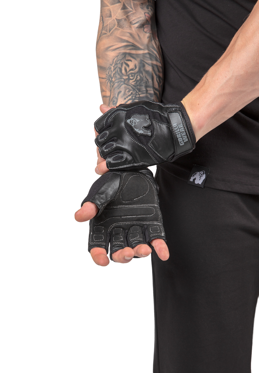 Gorilla Wear Mitchell Training Gloves Workout Gloves & Grips Black